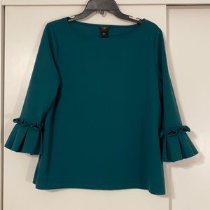 Anne Taylor Dark Green Blouse